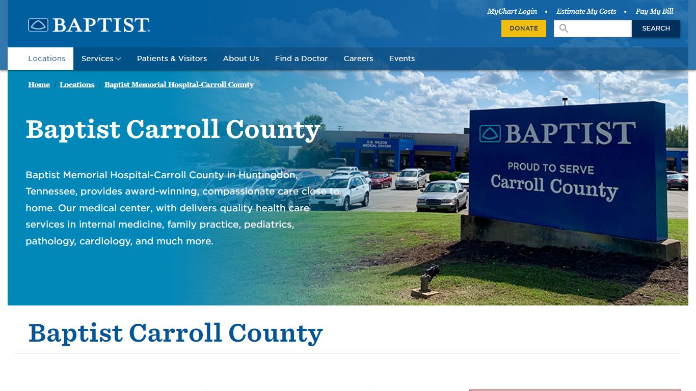 Baptist Memorial Hospital-Carroll County